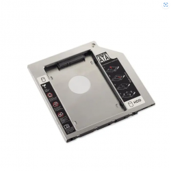 ADAPTADOR DVD PARA HD OU SSD NOTEBOOK DRIVE CADDY 9,5MM SATA