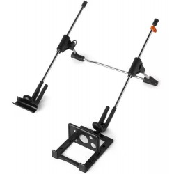 BASE PARA NOTEBOOK G4 REGULÁVEL ERGONÔMICO NR17 CROMADO