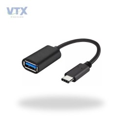 CABO ADAPTADOR USB TYPE-C PARA USB (FEMEA) OTG