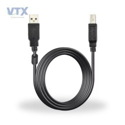 CABO DE IMPRESSORA USB 2.0 5 MT A MACHO + B MACHO/OD4.8 COM FILTRO