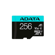 CARTAO DE MEMORIA SD ADATA CLASS 10UHS-I-U3V30SA2 256GB (MICRO SDXC + ADAPTADOR)AUSDX256GUI3V30SA2-R
