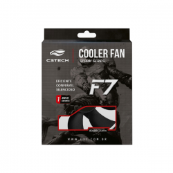 COOLER PARA GABINETE C3TECH 80X80X25MM PRETO - F7-50BK