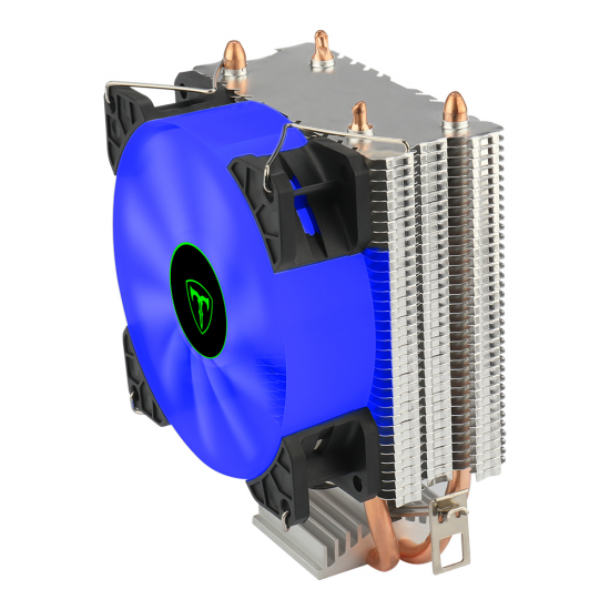 COOLER PARA PROCESSADOR TDAGGER INTEL AMD IDUN B PRETO FAN 90MM LED AZUL TGC9109 B