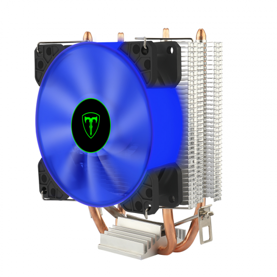 COOLER PARA PROCESSADOR TDAGGER INTEL AMD IDUN B PRETO FAN 90MM LED AZUL TGC9109 B
