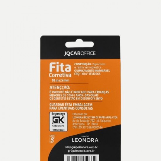 CORRETIVO FITA 5MMX10M BLISTER JOCAR OFFICE