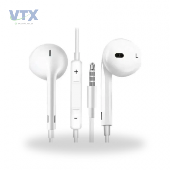 FONE DE OUVIDO COM MICROFONE CONEXÃO P2 - LE-471 LEHMOX