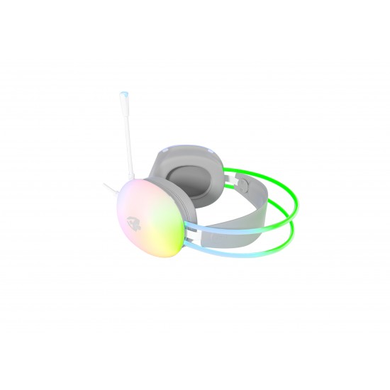 FONE DE OUVIDO HEADSET TRANSPARENTE EG309 LUMINI COM FIO EVOLUT