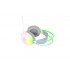 FONE DE OUVIDO HEADSET TRANSPARENTE EG309 LUMINI COM FIO EVOLUT
