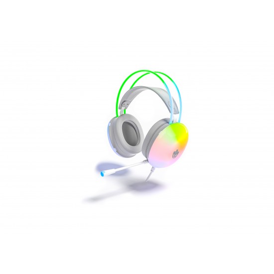 FONE DE OUVIDO HEADSET TRANSPARENTE EG309 LUMINI COM FIO EVOLUT