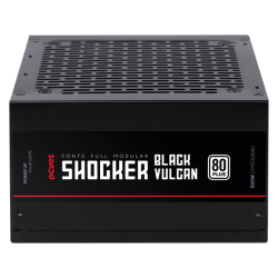 FONTE GAMER PCYES SHOCKER FULL MODULAR 500W 80 PLUS WHITE - BLACK VULCAN - FM500WBV
