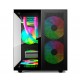 GABINETE GAMER EG820 MIZU PRETO VIDRO TEMPERADO (3 COOLER INCLUSO) EVOLUT