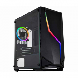 GABINETE GAMER KMEX FLASH 05KE PAINEL FITA LED RGB RAINBOW SFAN