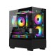 GABINETE GAMER KYRIOS MICRO ATX 3 FANS PRETO MYMAX MCA-K40-BK