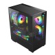 GABINETE GAMER KYRIOS MICRO ATX 3 FANS PRETO MYMAX MCA-K40-BK