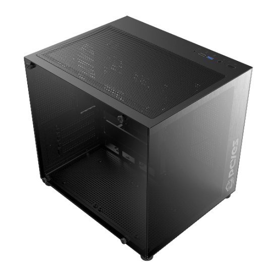 GABINETE GAMER PCYES FORCEFIELD MINI BLACK VULCAN - GFFMNBV