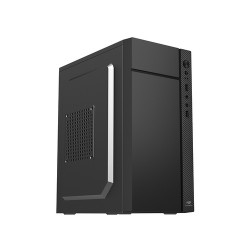 GABINETE MATX PADRAO C3TECH MT-34BK C/FONTE 200W S/CABO - PRETO