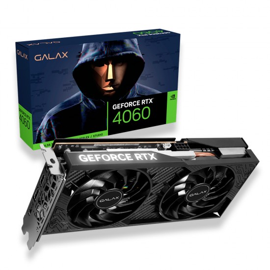 GPU NVIDIA RTX4060 8GB GDDR6 128BITS 1-CLICK OC 1X GALAX 46NSL8MD8ZOC