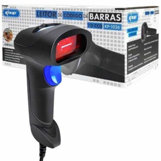 LEITOR CODIGO DE BARRAS LASER COM FIO LT-01