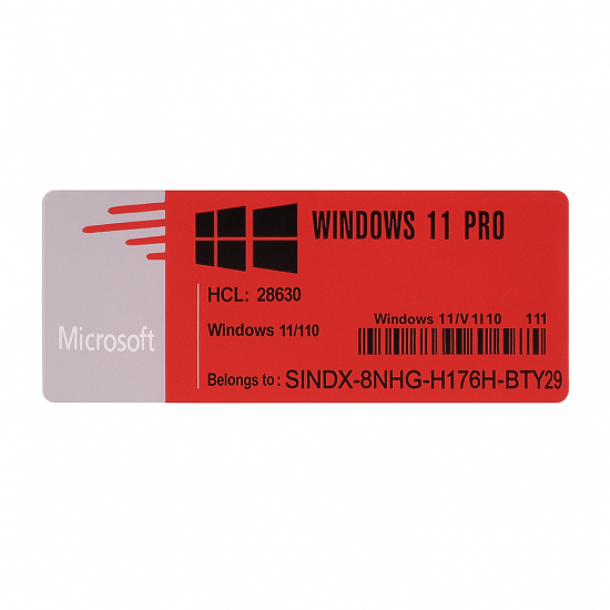 LICENÇA ETIQUETA WINDOWS 11 PRO 64BITS FQC-10520 OEM MICROSOFT