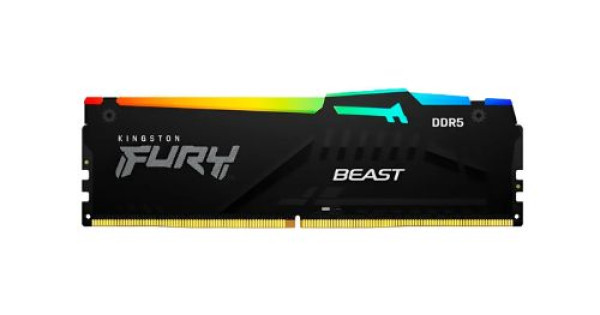 MEMORIA 16GB DDR5 5600MHZ CL40 KINGSTON FURY BEAST RGB XMP 3.0/AMD