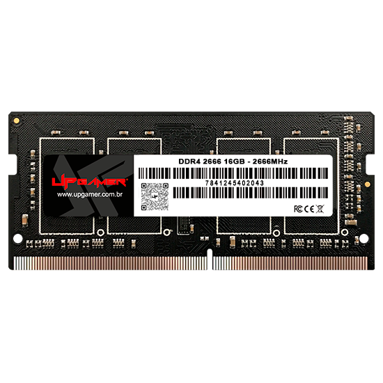 MEMÓRIA NB BLACK DDR4 16GB 2666MHZ UPGAMER