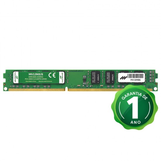 MEMÓRIA RAM MACROVIP DDR3 4GB 1600MHZ - MV13N9/8