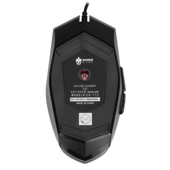 MOUSE GAMER EG113 UZI COM FIO EVOLUT