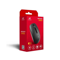MOUSE WIRELESS (S/ FIO) C3TECH M-W15BK 1200DPI - PRETO