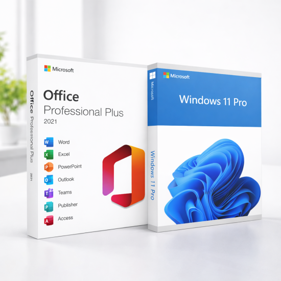 PACOTE LICENÇA ETIQUETA WINDOWS 11 PRO 64BITS FQC-10520 + OFFICE 2021 PRO PLUS OEM MICROSOFT
