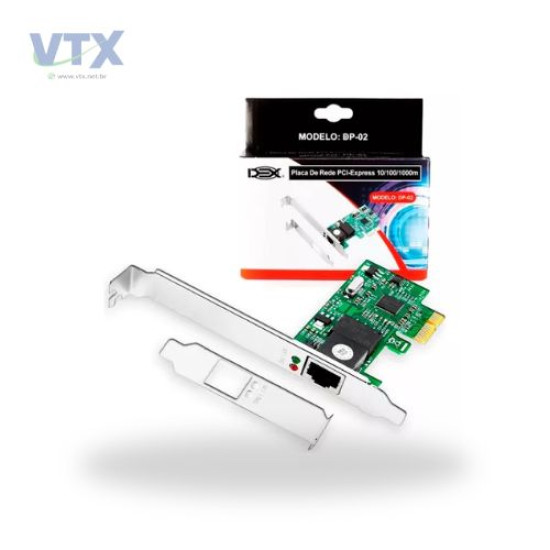 PLACA DE REDE PCI EXPRESS 10/100/1000MBPS MYMAX