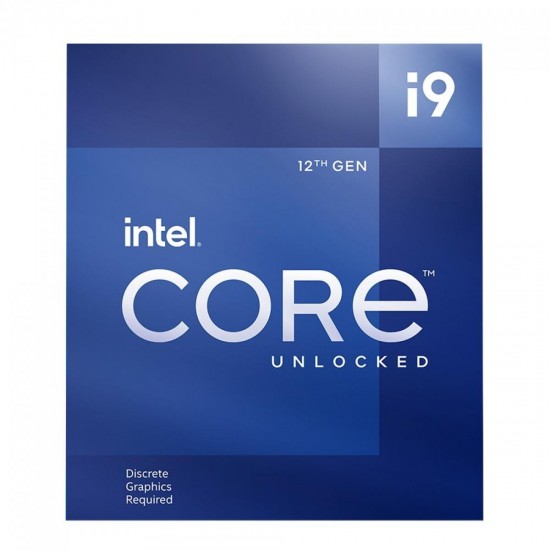 PROCESSADOR INTEL CORE I9-12900KF 3.2GHz (TURBO 5.1GHz) 30MB CACHE LGA1700 12°GERACAO BX8071512900KF