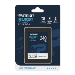 SSD PATRIOT BURST ELITE 240GB SATA3 2,5 7MM LEITURA 450MB/S GRAVACAO 320MB/S - PBE240GS25SSDR