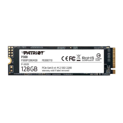 SSD PATRIOT P300 128GB M.2 2280 NVME PCIE GEN 3 X4 LEITURA 1600MB/S GRAVACAO 600MB/S  - P300P128GM28