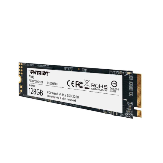 SSD PATRIOT P300 256GB M.2 2280 NVME PCIE GEN 3 X4 LEITURA 1700MB/S GRAVACAO 1100MB/S - P300P256GM28