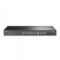 SWITCH GERENCIAVEL TP-LINK L2+ 24 PORTAS GIGABIT TL-SG3428 E 4 SLOTS SFP JETSTREAM
