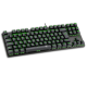 TECLADO MECANICO GAMER BORA PTO LED GREEN SWITCH AZUL T-DAGGER