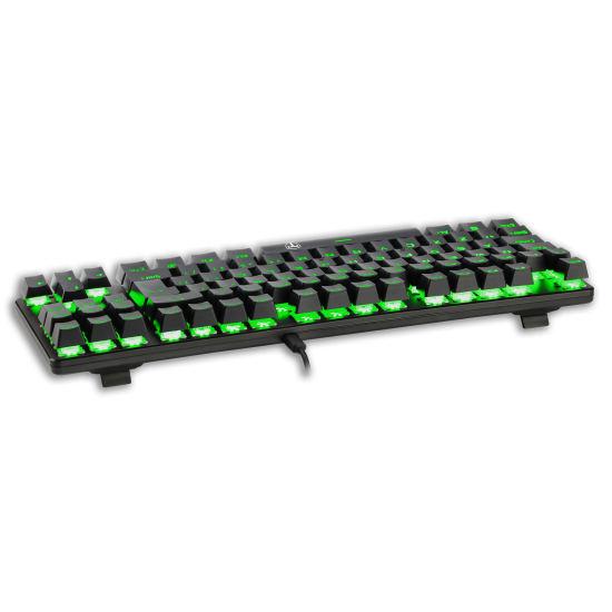 TECLADO MECANICO GAMER BORA PTO LED GREEN SWITCH AZUL T-DAGGER