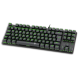 TECLADO MECANICO GAMER BORA PTO LED GREEN SWITCH AZUL T-DAGGER