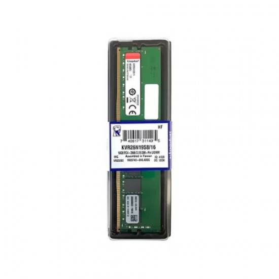 MEMORIA KINGSTON 16GB DDR4-2666 KVR26N19S8/8