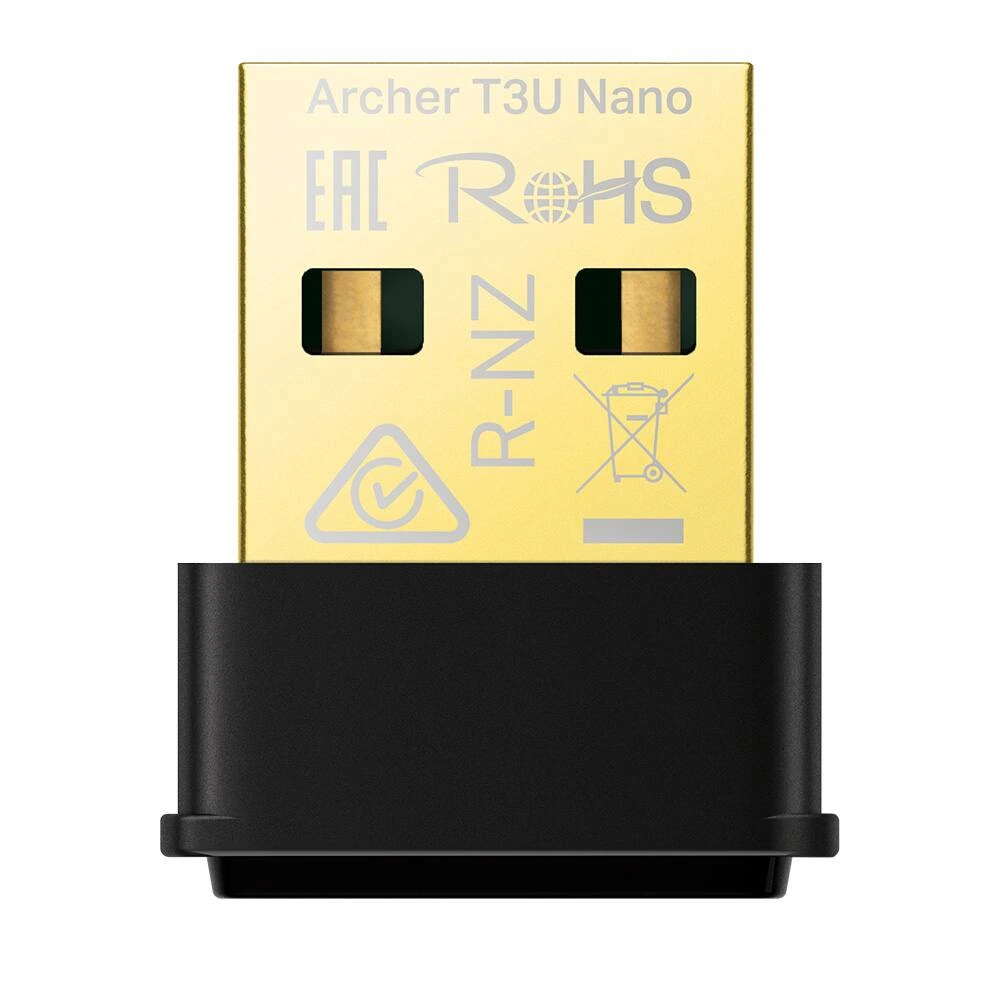 ADAPTADOR TPLINK ARCHER T3U NANO USB MUMIMO SEM FIO
