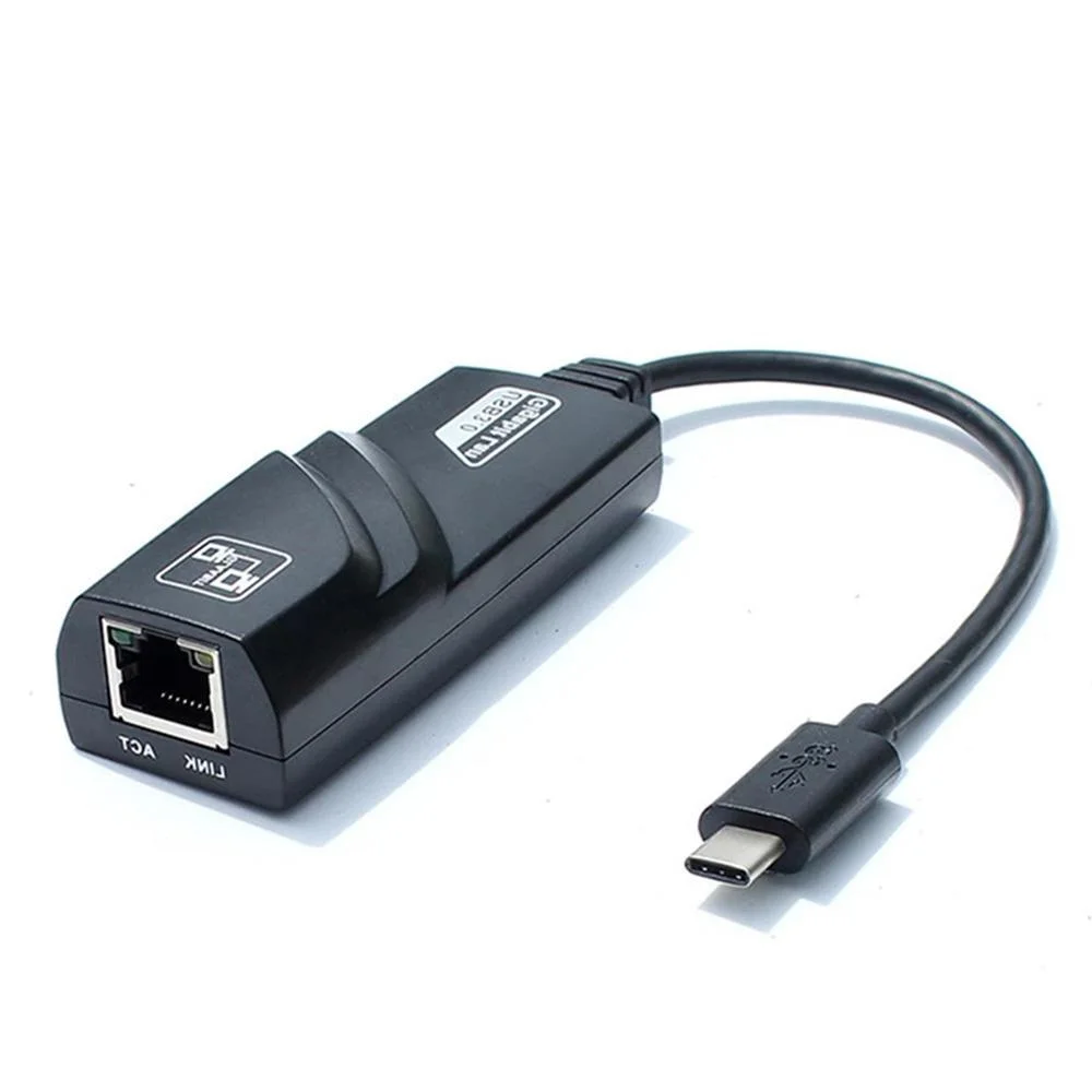 ADAPTADOR TYPE-C PARA REDE RJ45 10/100/1000 MBPS FY