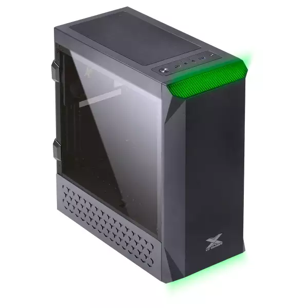 GABINETE GAMER BOREALIS PT LED RGB