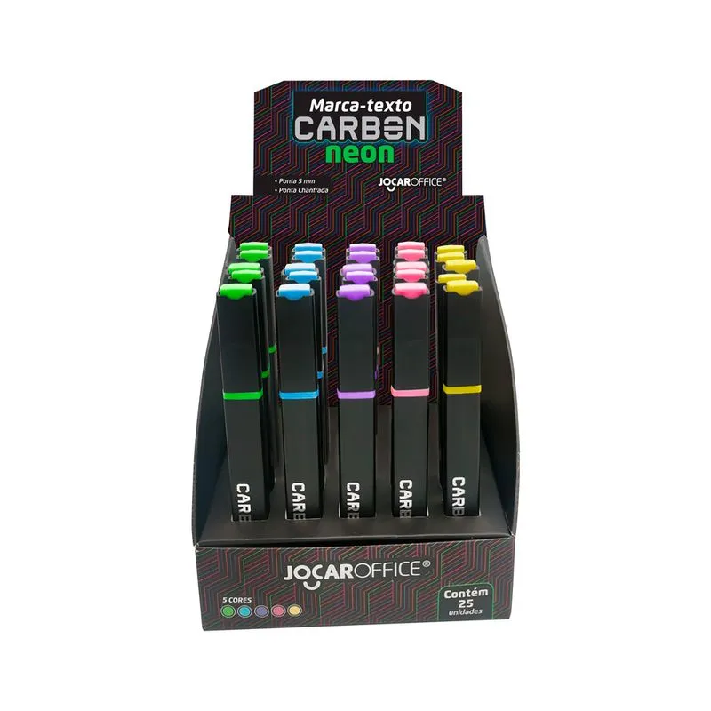 MARCA TEXTO CARBON NEON JOCAR OFFICE