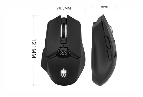 MOUSE GAMER WIRELESS EVOLUT ZORO/EG120 – DUAL MODE, RECARREGÁVEL, 4800 DPI