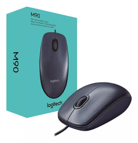 MOUSE OFFICE COM FIO LOGITECH M90 BLACK