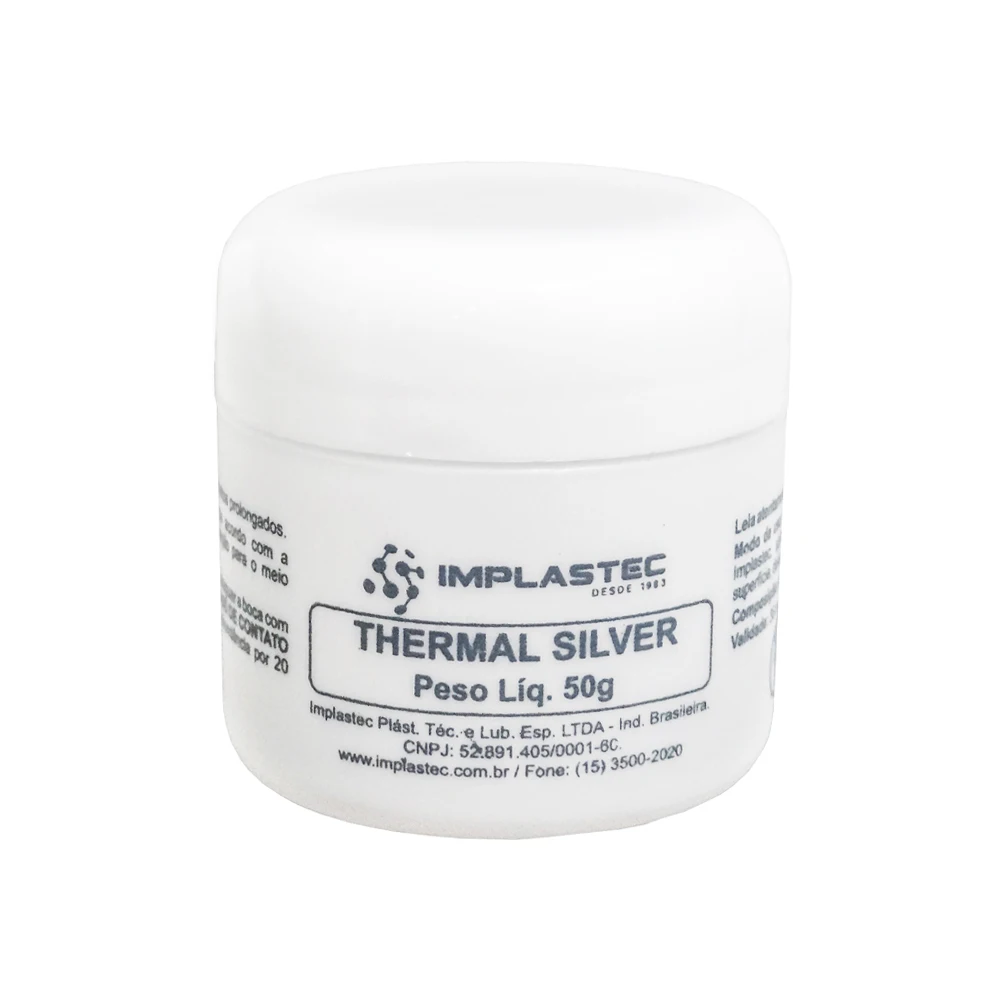 PASTA TÉRMICA 50G - POTE - THERMAL SILVER