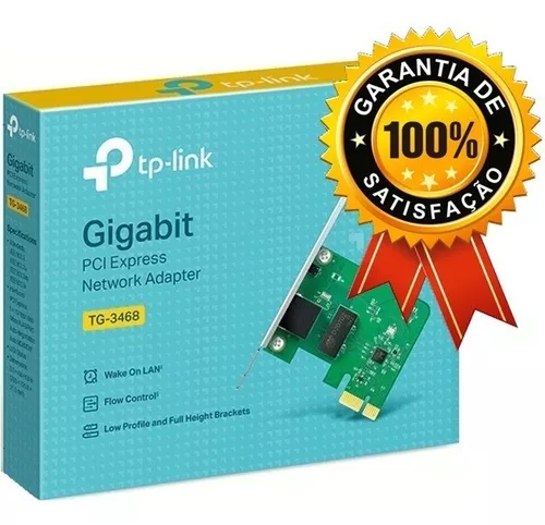 PLACA DE REDE 10/100/1000 PCI EXPRESS TPLINK TG3468