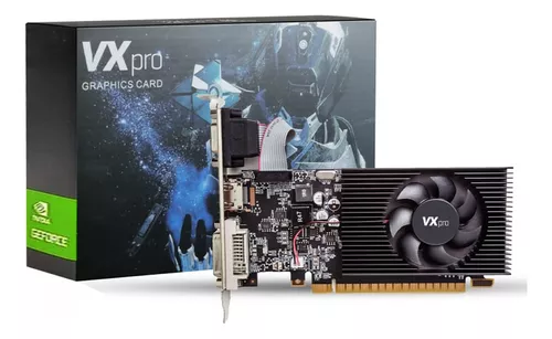 PLACA DE VIDEO VXPRO GEFORCE G 210 LOW PROFILE 1GB DDR3 64 BITS HDMI/VGA - VXG210LP-1GD3