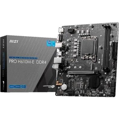 PLACA MAE MSI PRO H610M - S - INTEL 1700 - DDR4 - MATX - M.2 - HDMI