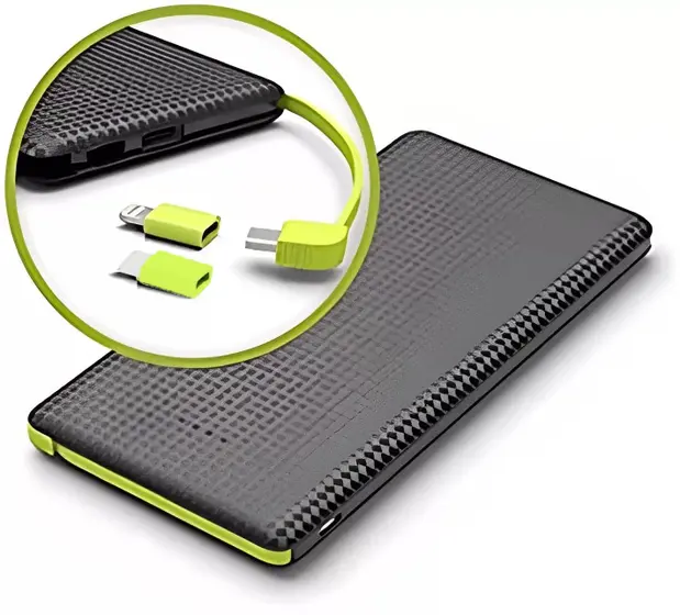 POWER BANK 10.000 MAH MULTI CONEXÃO  TYPE-C V8 LIGHTNING OBERON